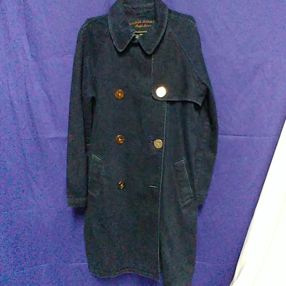 Lauren Jeans Co. Long Jean Coat